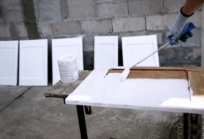 Garage Cabinet Painting