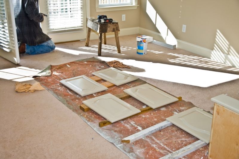 Garage Cabinet Painting