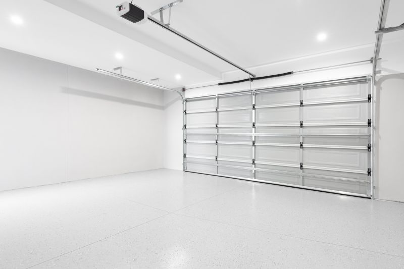 Close-up of Painted Garage Cabinets